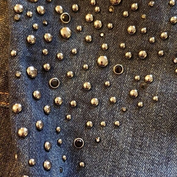 Torrid premium skinny metal stud jeans wit… - Picture 3 of 8